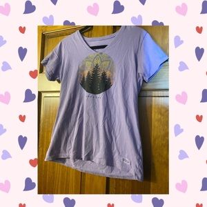 Life is good v-neck tee